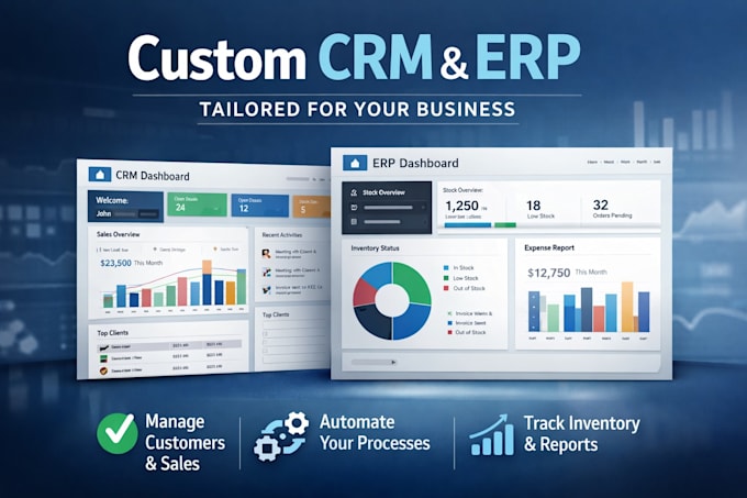 create a custom CRM or management system for your business