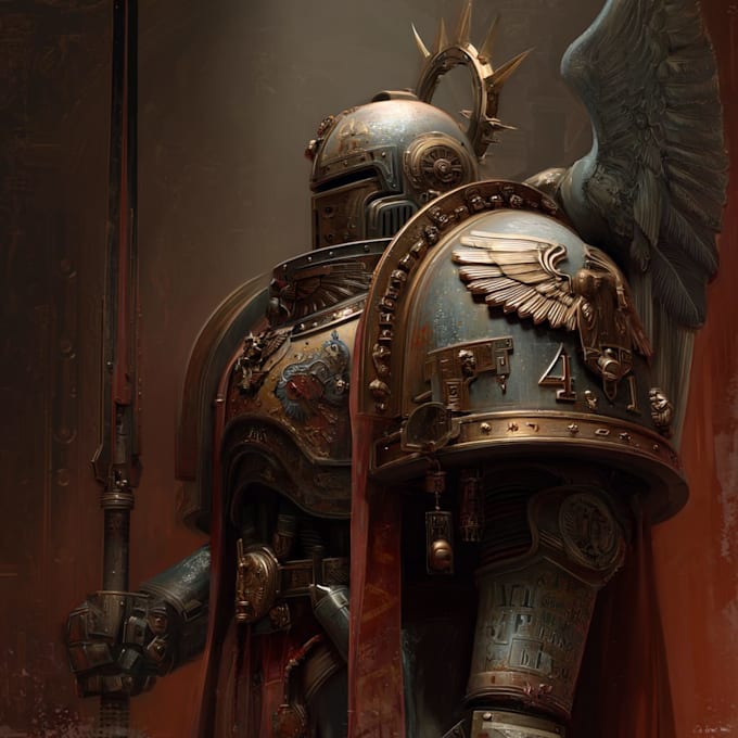 create warhammer 40k art