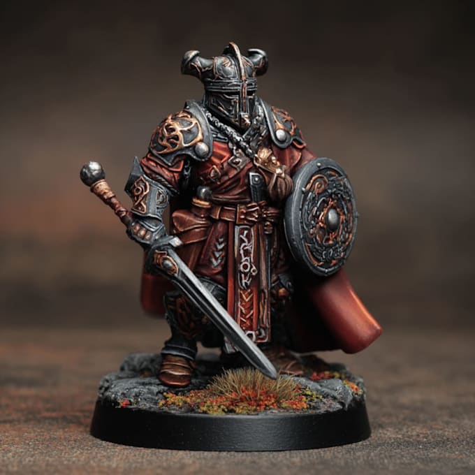 create paint your warhammer, dnd, tabletop, custom models