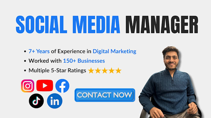 be your social media manager and create social media content