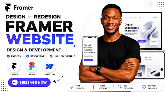 framer website design framer website develop landing page framer website in 48h