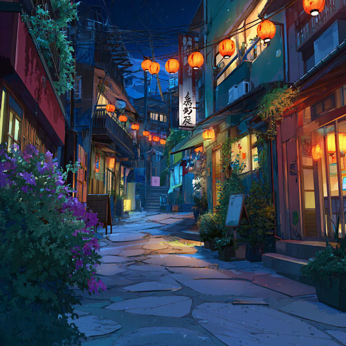 detailed landscape and world building art