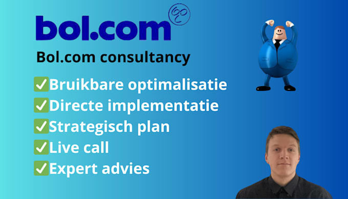 give you live consultancy for bol com, live advice