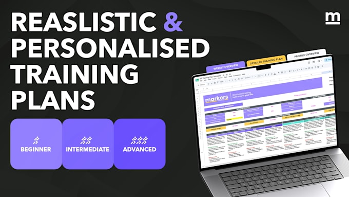 create personalised marathon training plan for busy runners