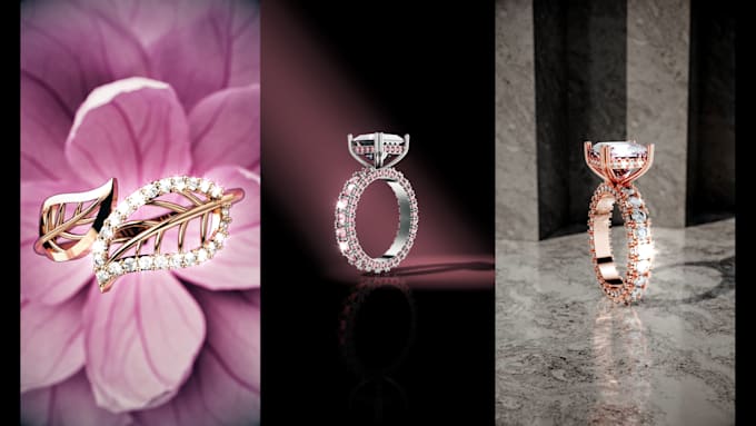 create luxurious 3d jewelry animations