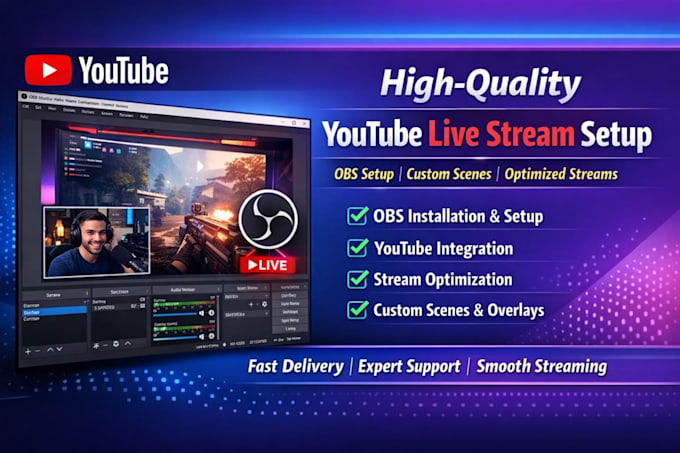 setup and optimize your youtube streaming with obs for high quality live videos