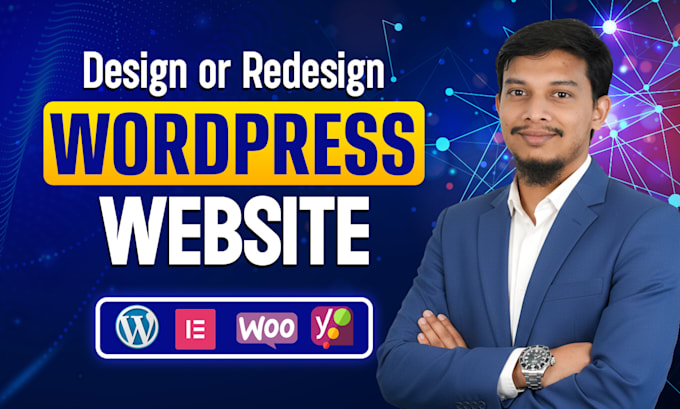 do wordpress website development, build, design, or redesign wordpress website