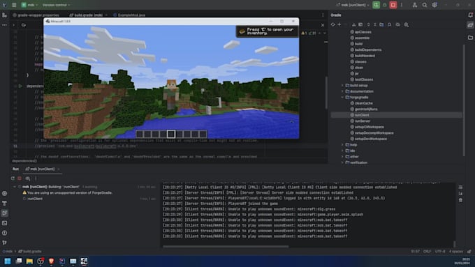 develop minecraft plugins addon and mods for java bedrock