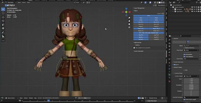 rig3d character,via webcam,retargeting,joint setup,pose ready,shape keys,animaze