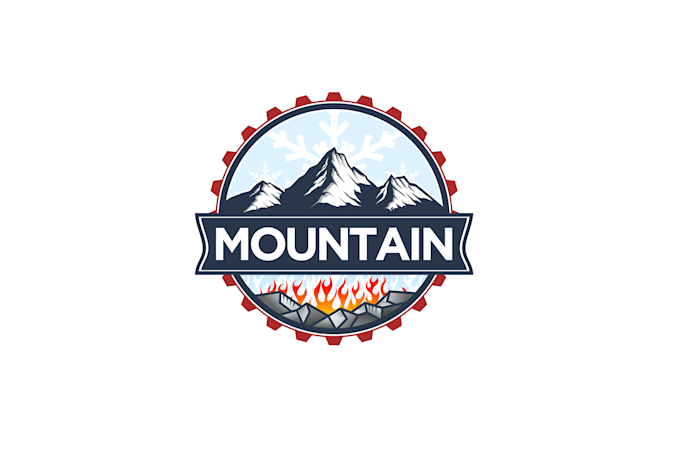 create exclusive and marvelous mountain logo design