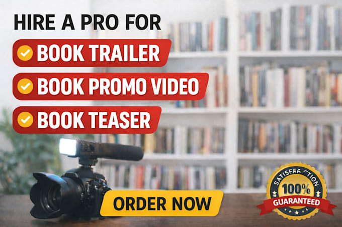 create a cinematic book trailer promo book video
