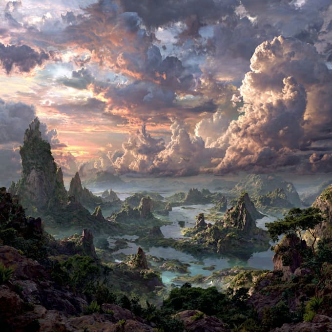 do the landscape illustration or concept art for you