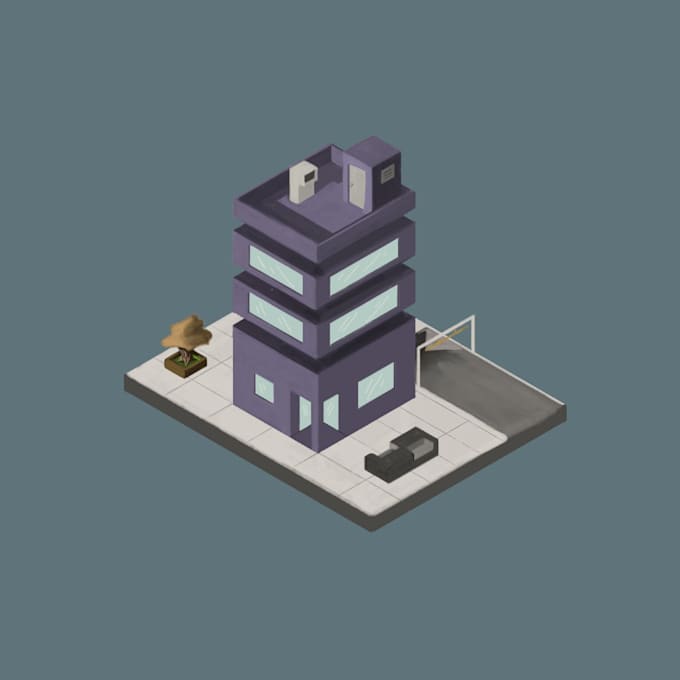 create isometric perspective illustrations