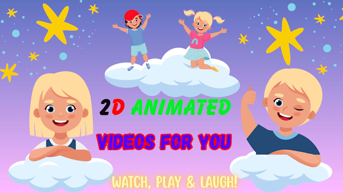 create 2d animated videos for you