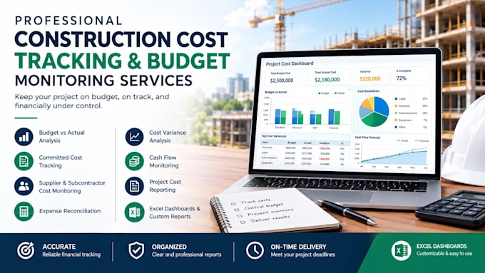 provide professional construction cost tracking and budget control