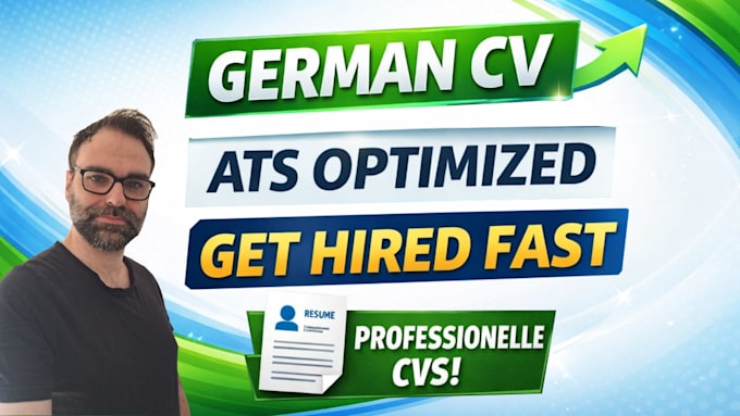 create a modern ats optimized resume for germany
