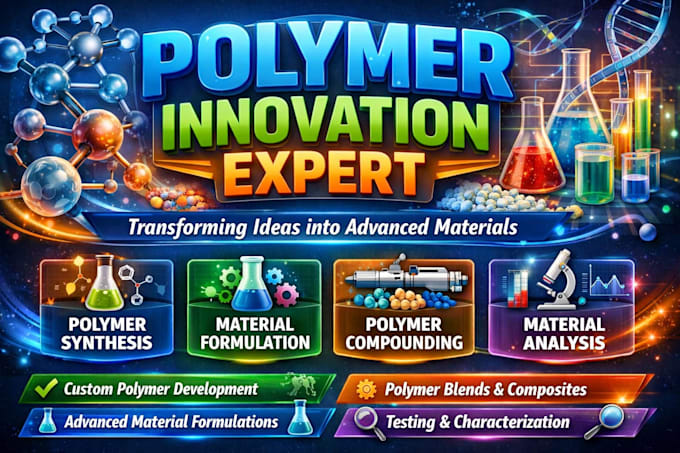 create advanced polymer formulations and innovations