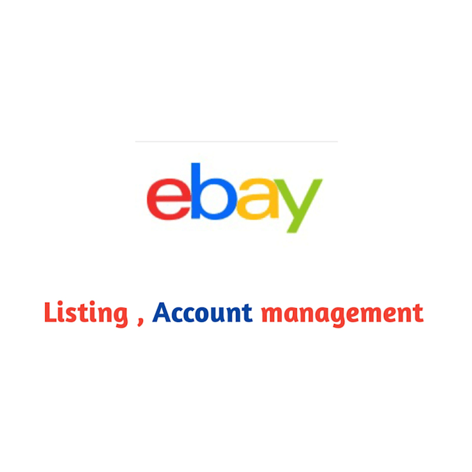 create ebay listing , order proceeding and customer service