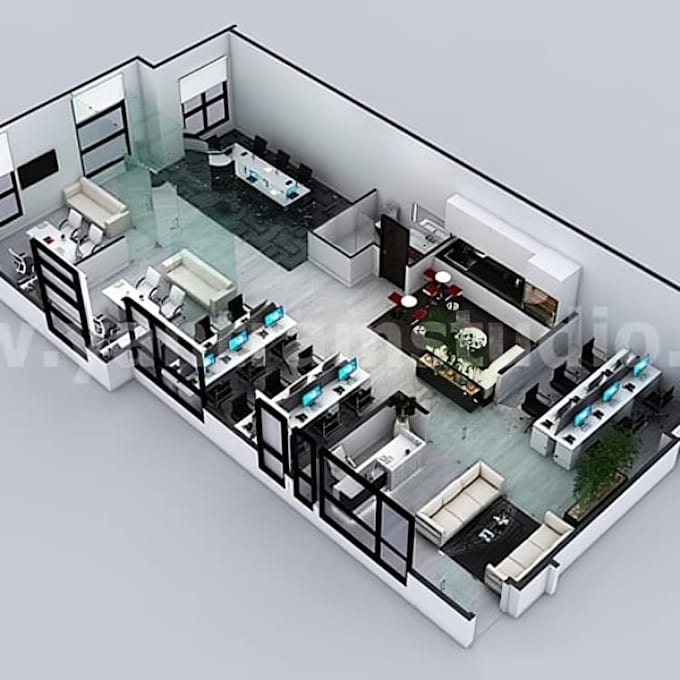 Create stunning architectural design floor plans 3d visualization and ...