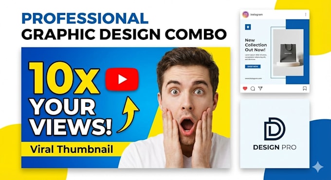 design professional logo, social media posts and business cards