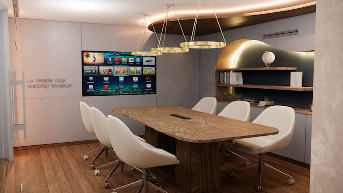 create realistic interior 3d renders as a professional architect