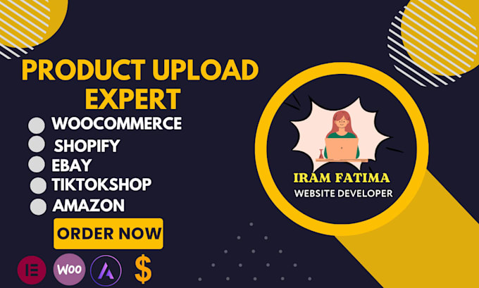add products on wordpress, woocommerce or shopify product upload