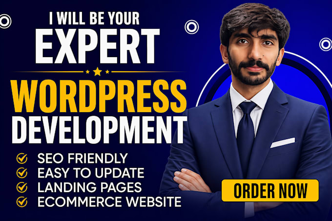 design professional wordpress web development expert