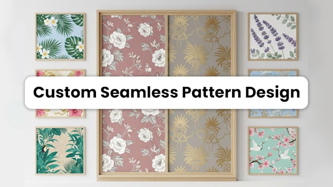 design professional seamless repeat patterns