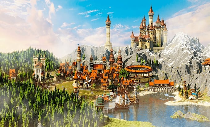 create high quality minecraft builds, spawns and lobbies