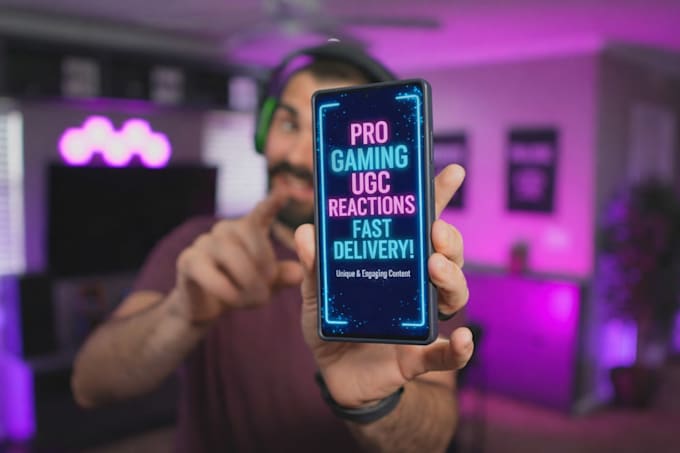 create engaging game reaction style ugc videos for socials