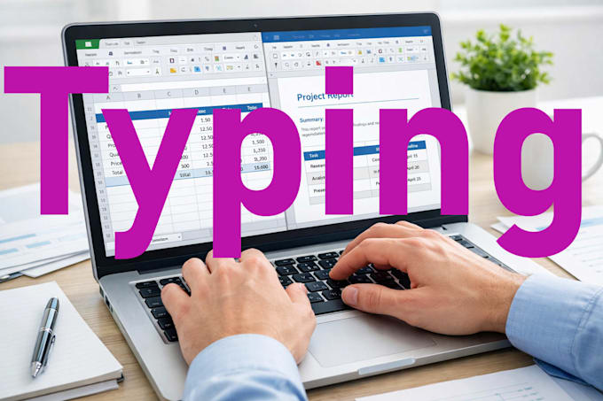 do typing or data entry typing work job