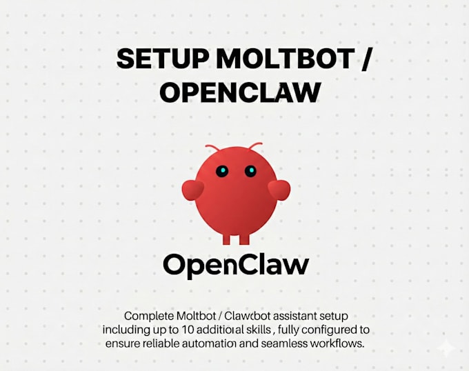 setup moltbot , openclaw for you