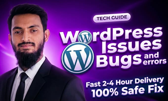fix wordpress errors, bugs, critical site issues fast
