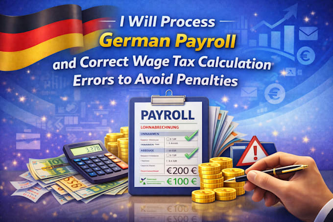 do german payroll tax, correct wage tax calculation errors to avoid penalties