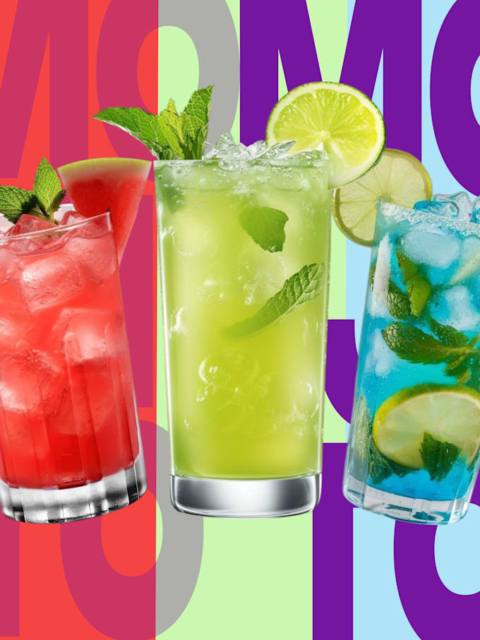 desigh a pop poster for cafe, restaurant or bar