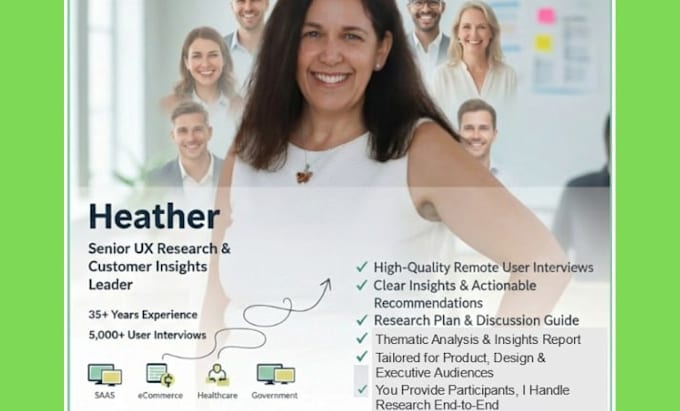 deliver user interviews, usability tests, and UX insights