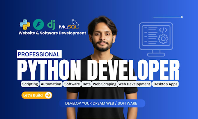 do any python project scripting tasks, or develop ai softwares and websites