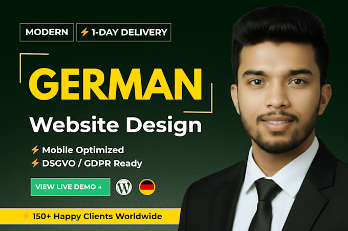 create your professional german wordpress website