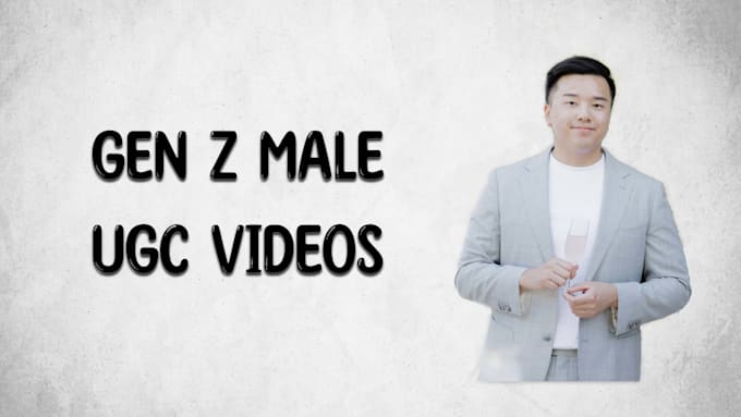 create male ugc spokesperson videos for your brand