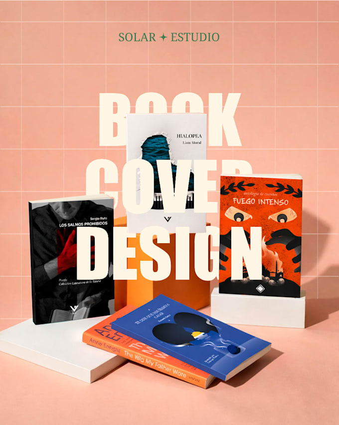 design professional and editorial book covers