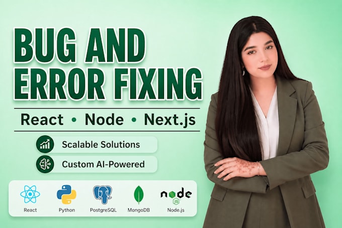 fix react nextjs and javascript bugs and errors quickly