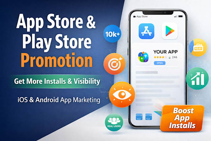 promote your mobile app on app store and play store