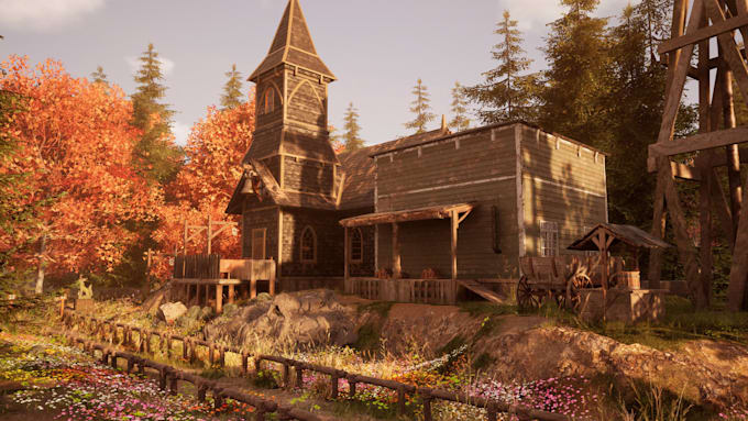 design 3d unreal engine environment, map, terrain levels, landscape, unity 3d