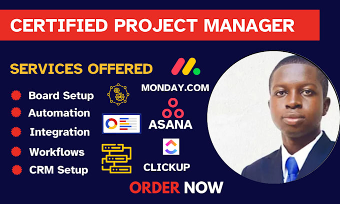 setup board automation integration monday com, notion, clickup, trello, asana