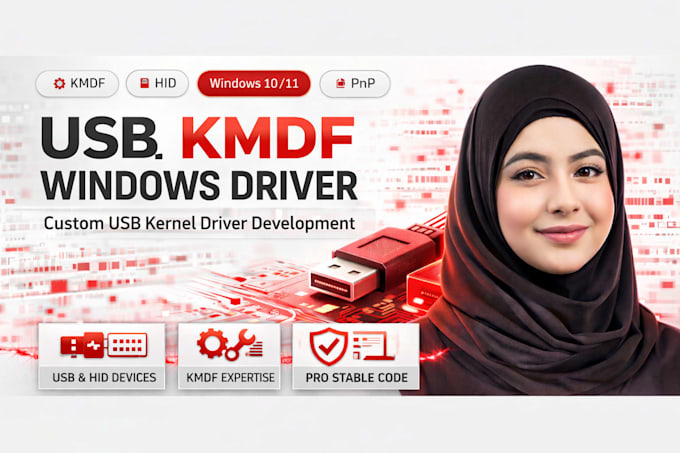 build professional windows usb driver in kmdf