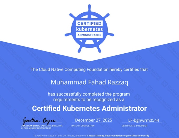 do ai, docker, kubernetes, terraform, cicd and aws services