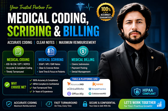 do medical coding, scribing and billing