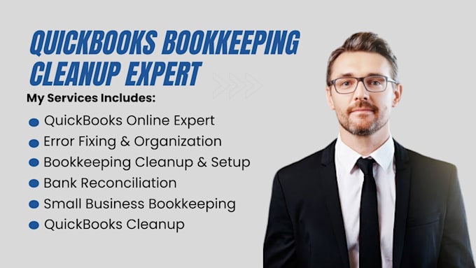 do quickbooks accounting and bookkeeping cleanup