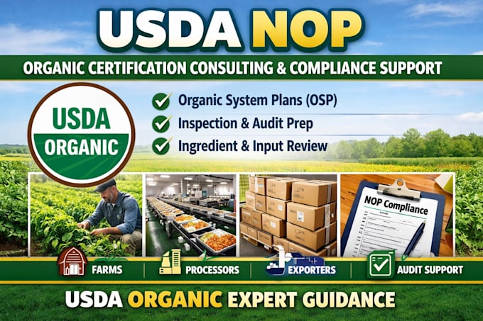 usda nop organic certification consulting compliance support
