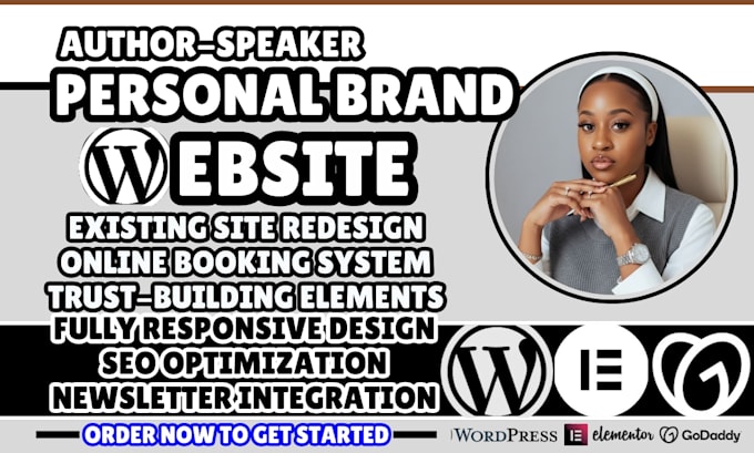 personal brand website consultant website design author website speaker website